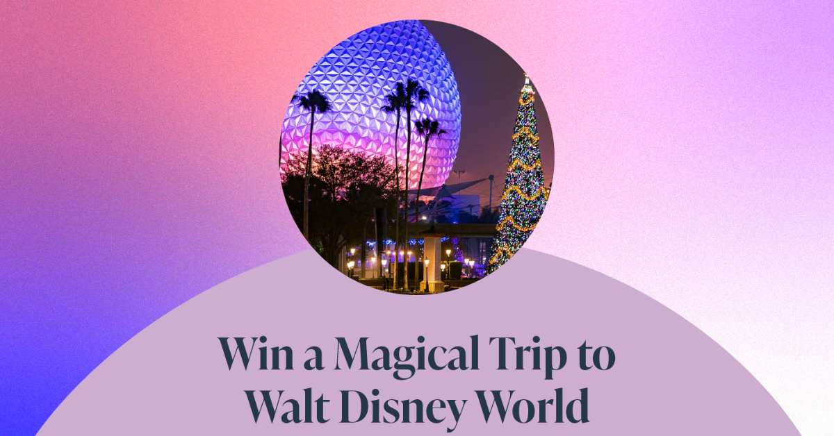 Win a magical trip to Walt Disney World giveaway.
