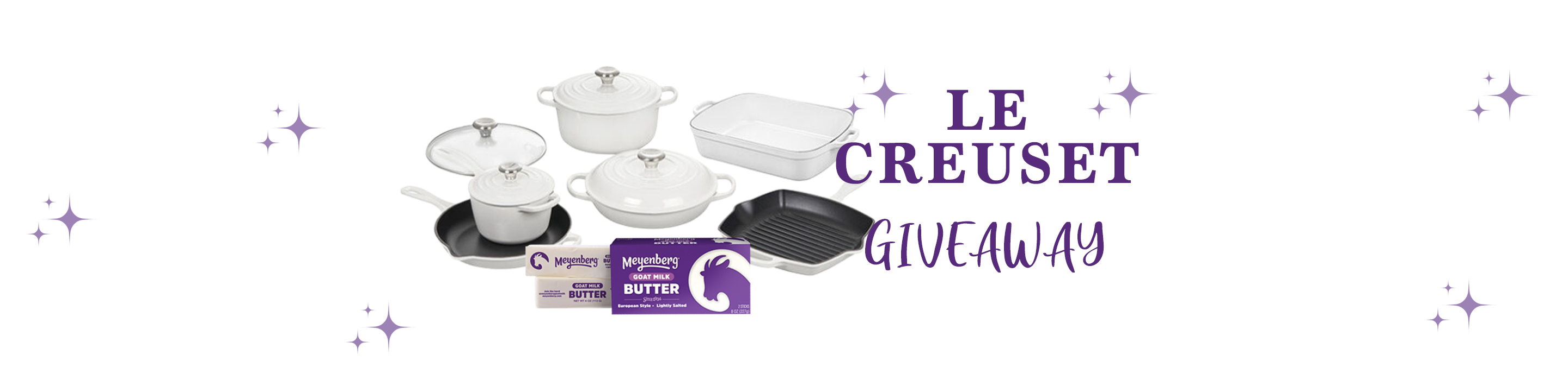 Enter to win a 10pcs le Creuset cast iron cookware set Giveaway Shark