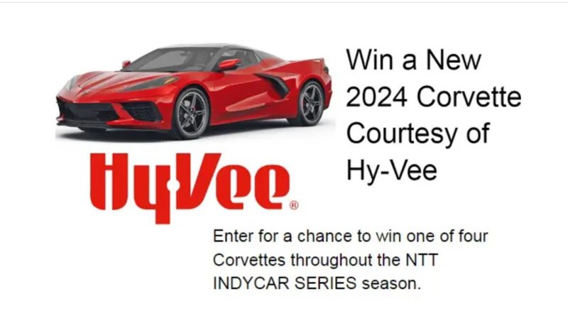 Enter To Win A 2024 Hy Vee Corvette Giveaway Giveaway Shark   Corvette March 1 800x445 