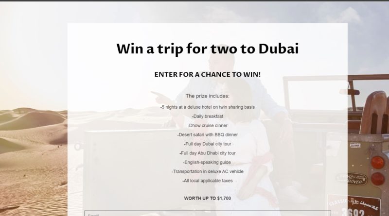 win trip to dubai 2023