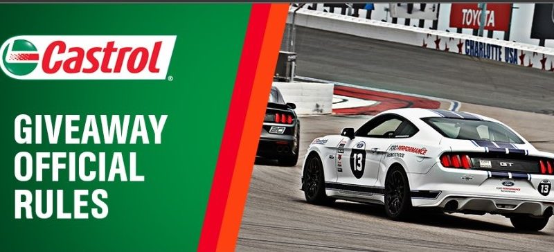 Win A Trip For 2 To Ford Performance Racing In Charlotte Motor Speedway - Castrol