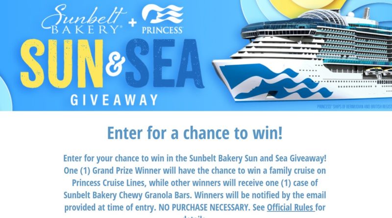 Enter to win a family cruise on Princess Cruise Lines