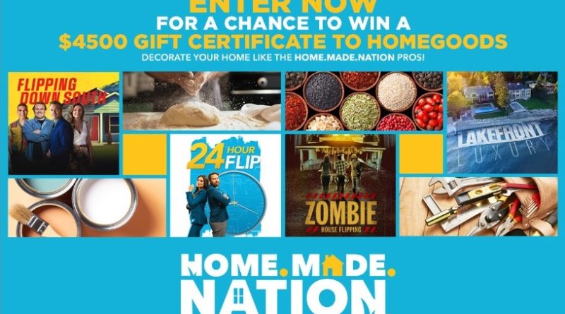 Enter to win a $4,500 HomeGoods Gift Card