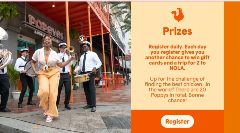 Enter to win a trip for 2 to New Orleans 2