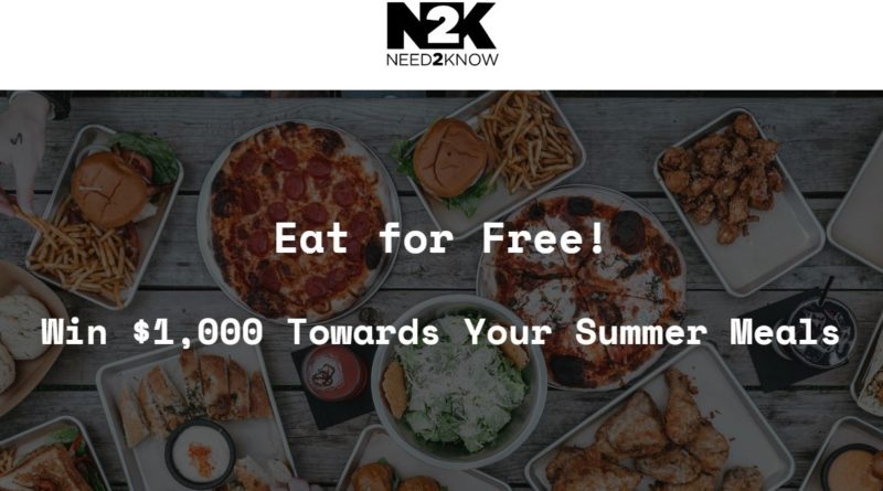 Enter to win a $1,000 gift card