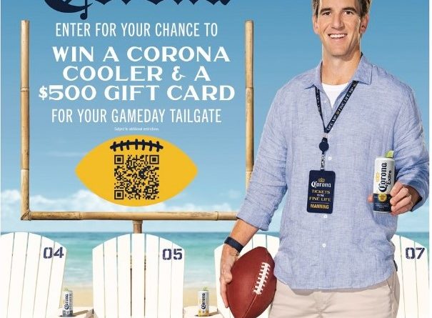 Enter to win a Corona cooler and a $500 gift card