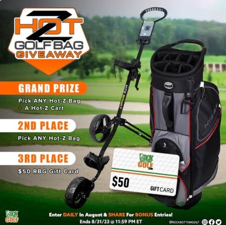 Enter to win the Rock Bottom Golf's Hot-Z Giveaway!