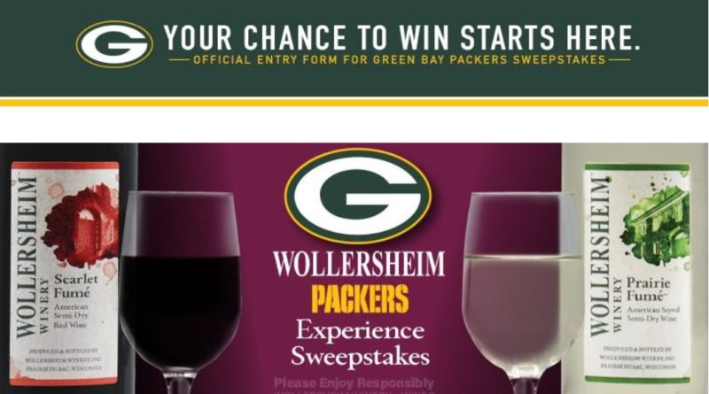 Enter to win a premium Wollersheim - Packers wine & food experience