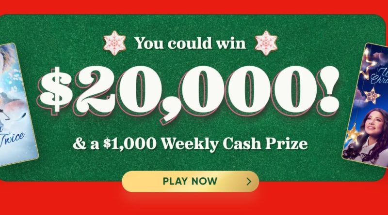 Enter to win $20,000 cash +other prizes (12 winners)