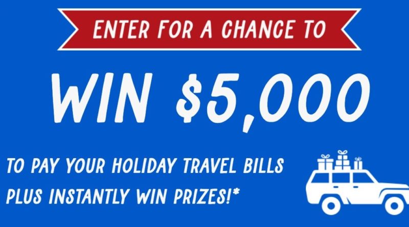 Enter to win $5,000 or one of 105 other prizes