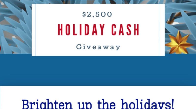 Enter To Win A $2,500 Holiday Cash Giveaway – Giveaway Shark