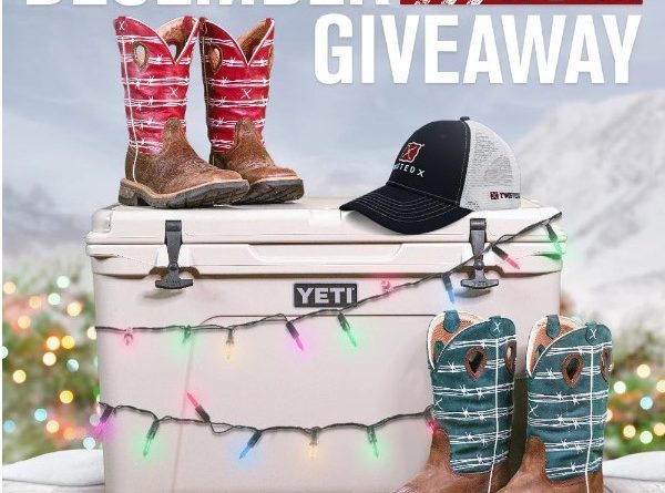 Win a pair of Twisted X Work Footwear, cap and a YETI cooler!